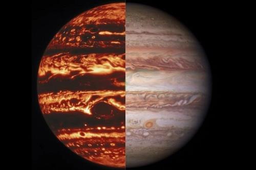 انتشار نخستین تصویر سه بعدی از جو سیاره مشتری