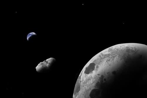 سیارک مرموز اطراف زمین تکه ای از ماه است!