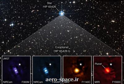 جیمز وب نخستین تصاویر مستقیم از یک سیاره فراخورشیدی را منتشر کرد