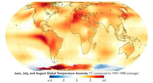 ۲۰۲۳ رکورد دار گرم ترین تابستان تاریخ شد
