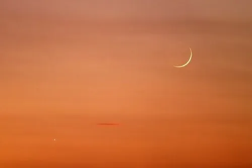 ابعاد علمی و نجومی رصد هلال ماه شوال رویت هلال ماه رمضان در ۲۹ بهمن