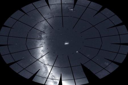 تصویر پانورامیك ماهواره تس از قسمتی جنوبی آسمان