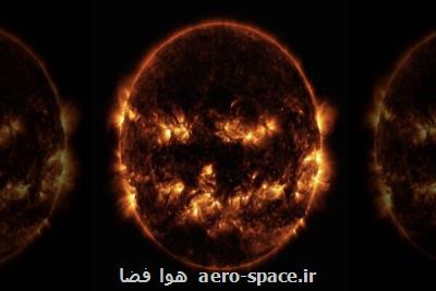 ناسا تصویری ترسناك از خورشید منتشر كرد!