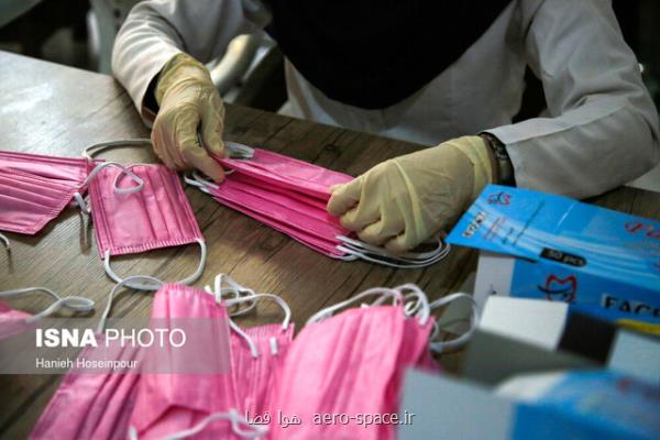 تولید ماسك سه لایه فیلتردار توسط فناوران پارك علم و فناوری دانشگاه تربیت مدرس