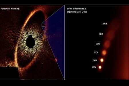 سیاره ای كه تبدیل به ابری از گرد و غبار شد!