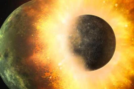 شبیه سازی شكل گیری ماه با ابررایانه